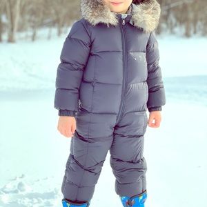 Moncler snow suit size 36 month